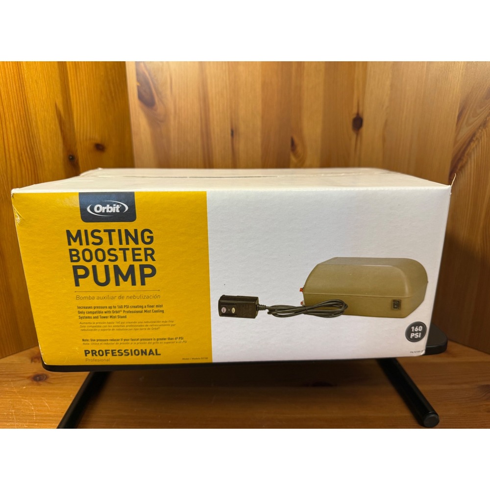 Orbit Professional Misting Booster Pump 160 PSI Model 92100 New Sealed
